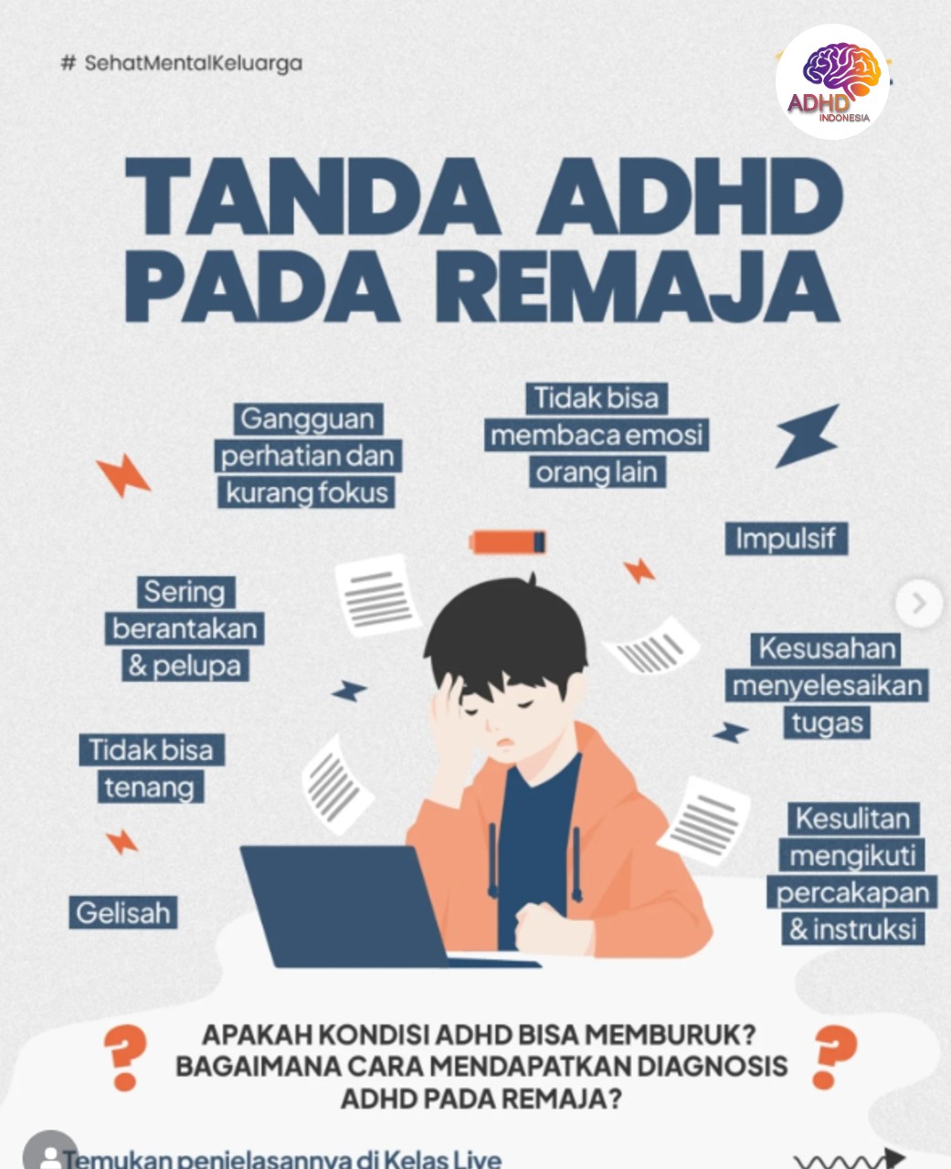 Screening ADHD Non-Diagnostik: Edukasi Awal bagi Orang Tua di Kabupaten Takalar
